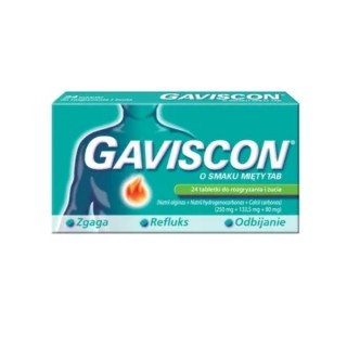 Gaviscon TAB 24 chewable tablets