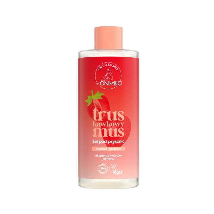 ONLYBIO Body in Balance Strawberry Mousse Shower Gel 300 ml