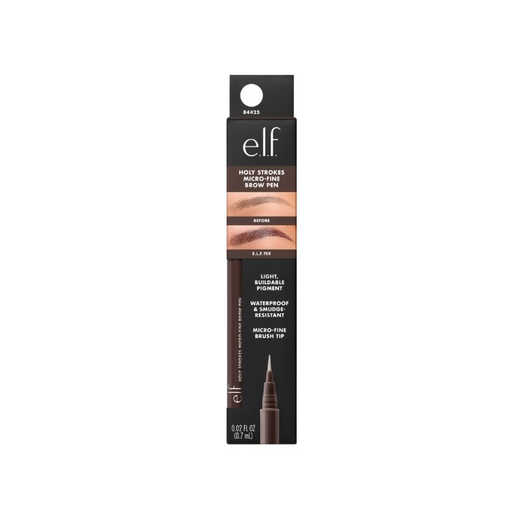 E.L.F. Holy Strokes wodoodporny Pisak do brwi Dark Brown 0,7 ml