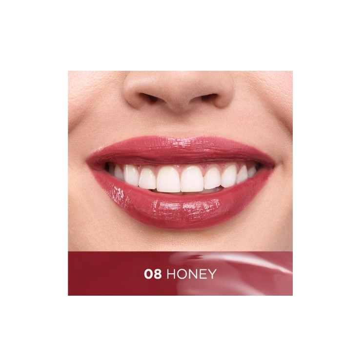 Eveline VinyLove długotrwała Pomadka płynna z efektem gloss /08/ Honey 4 ml