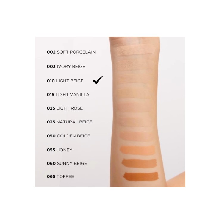 Eveline Liquid Control Podkład do twarzy z Niacynamidem w Droperze /010/ Light Beige 32 ml