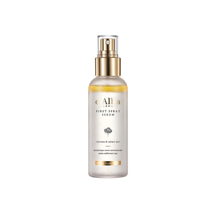 d'Alba White Truffle First Spray Serum rozjaśniająco-nawilżające Serum do twarzy w mgiełce 100 ml