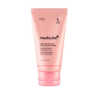 Medicube PDRN Pink Caffeine Night Wrapping Mask wygładzająco-ujędrniająca Maska na noc z PDRN 75 ml