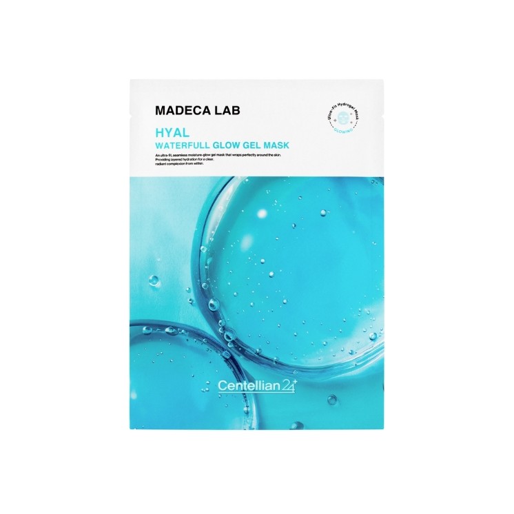 Centellian24 Hyal Waterfull Glow Gel Mask Set of 5 moisturizing face gel masks 22 ml