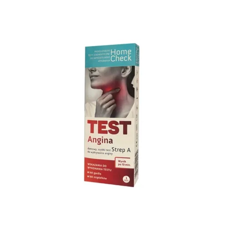 Home Check Test Angina Strep A Test for detecting the antigen of group A streptococcus 1 piece