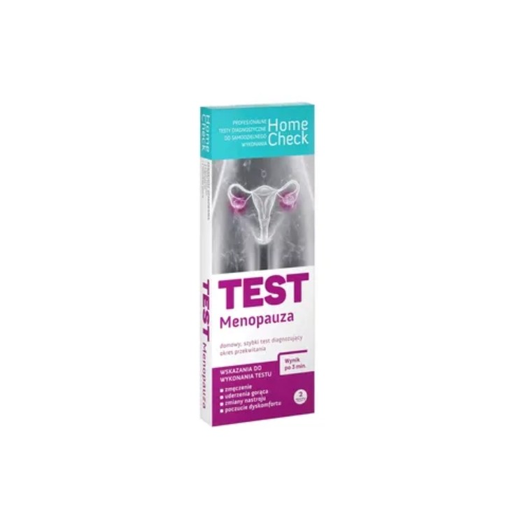 Home Check Test Menopauza płytkowy Test diagnozujący okres przekwitania 2 sztuki