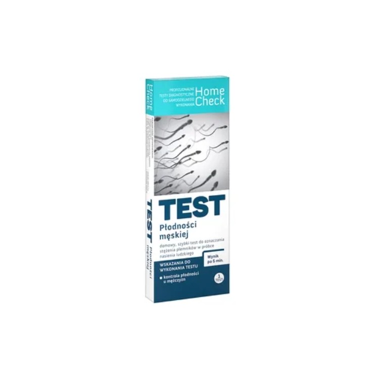 Home Check kasetowy Test płodności męskiej 1 sztuka