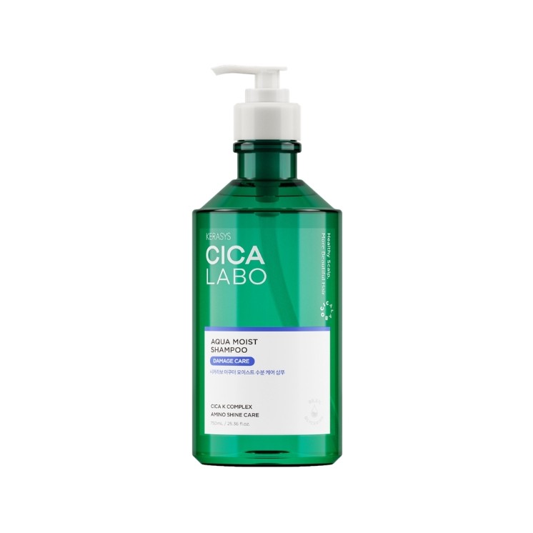 Kerasys Cica Labo Super Aqua Szampon do włosów suchych, zniszczonych i osłabionych 750 ml