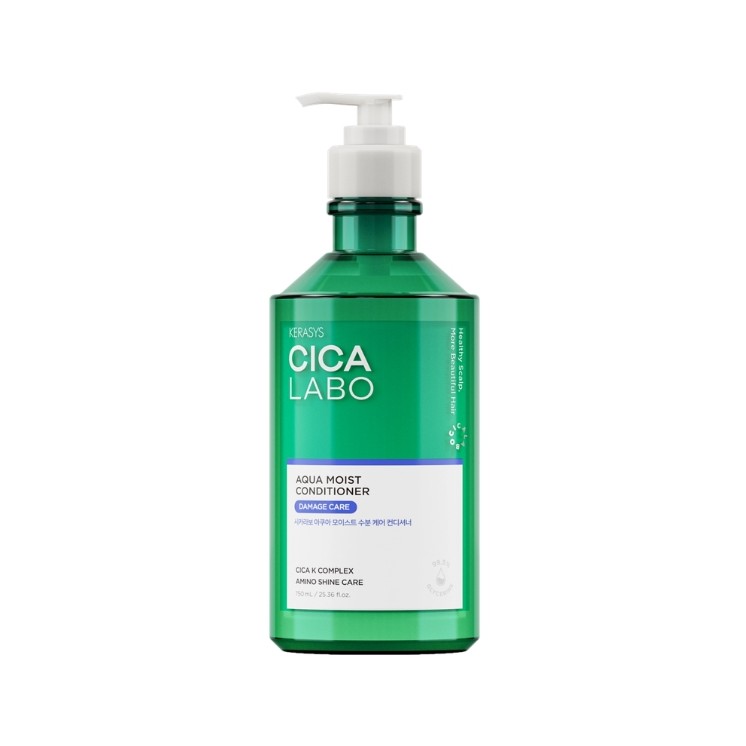 Kerasys Cica Labo Aqua Moist lekka Odżywka do włosów zniszczonych i osłabionych 750 ml