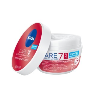 Nivea Care przeciwzmarszczkowy, lekki Krem do twarzy 7w1 100 ml