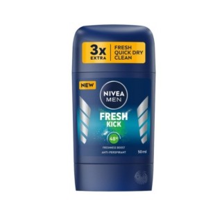 Nivea Men Black&White Fresh Kick Antyperspirant w sztyfcie 50 ml