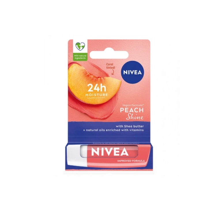 Nivea Protective Lipstick Peach Shine 4.8 ml