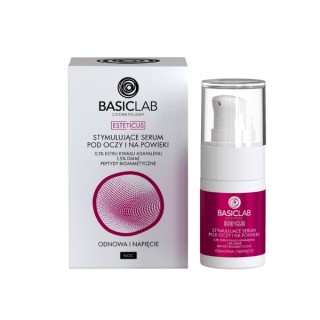 BasicLab Esteticus stimulating eye and eyelid serum 0.1 1% adapalene acid ester for night 15 ml