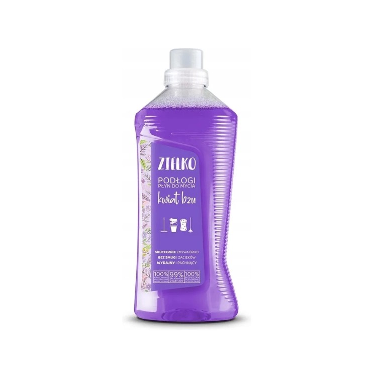 Zielko naturalny Płyn do mycia podłóg Kwiat Bzu 1000 ml