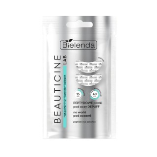 Bielenda Beauticine Lab peptydowe Płatki pod oczy z Heksapeptydem 2 sztuki