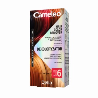 Delia Cameleo Omega Dekoloryzator do włosów z keratyna do 6 tonów 